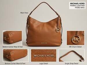 Michael Kors Joan Large Leather Slouchy Shoulder Bag Brown